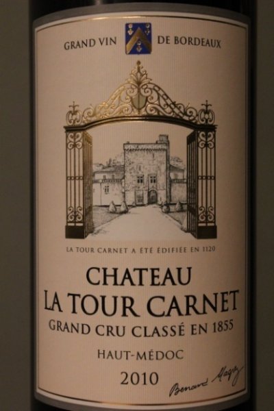 2010 Chateau La Tour Carnet Haut-Medoc (91pts) 'Bernard Magrez'