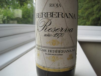 Reserva 1970 Bodegas Berberana, Rioja 