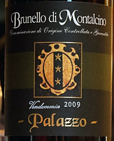 93pts Brunetto di Montalcino 'Palazzo' 2009 - NO RESERVE