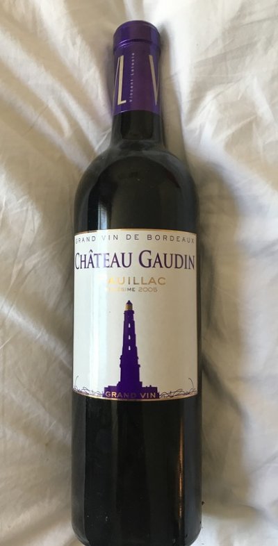 2005 Chateau Gaudin  - Pauillac - perfect bottle