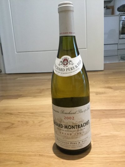 Two bottles of Bâtard-Montrachet, 2002, Bouchard Père et Fils