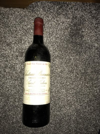 Château Branaire (Duluth-Ducru) Saint-Julien Vintage 1983 rare single red wine Bouteille AU Château france