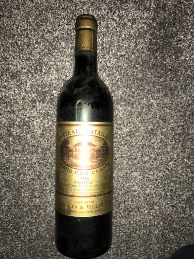 Château Batailley Le Grand Cru Classé Vintage 1982 Pauillac rare special red wine Single Bottle 