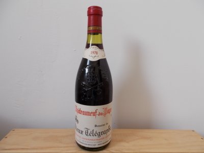 Very Rare 1978 Domaine du Vieux Telegraphe (95 Points RP) Chateauneuf du Pape. No Reserve