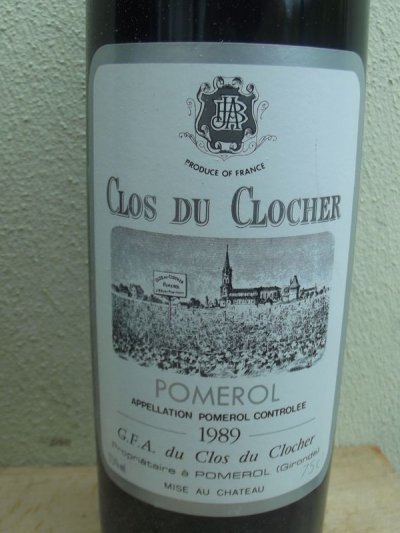 Clos du Clocher Pomerol 1989