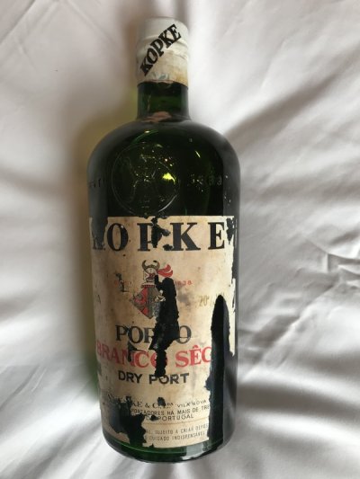 Kopke Dry White Port - rare 1970's white  port - great present!