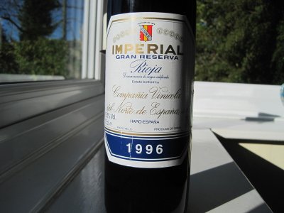 Imperial Gran Reserva 1996 CVNE, Rioja (ST 93)