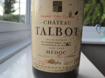 Chateau Talbot 1964 (CT 92)
