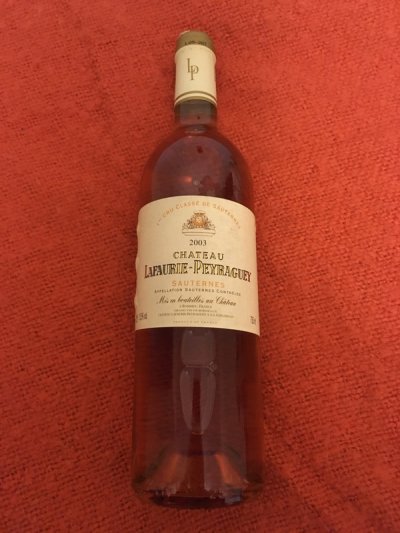 Chateau Lafaurie-Peyraguey 2003 *97 points Wine Spectator*