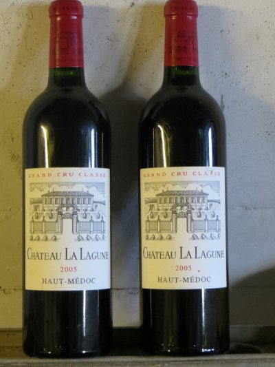 2 bottles of 2005 Chateau La Lagune 95pts Parker