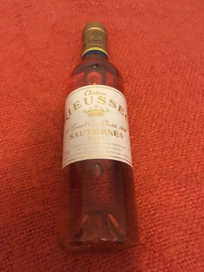 Chateau Rieussec 2001 half-bottles *100 points Wine Spectator, 99 points Wine Advocate*