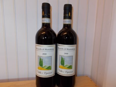 2010 Villa y Cipressi (96 Pts JS...93 Pts WS...92 Pts WA) Brunello di Montalcino.  No Reserve