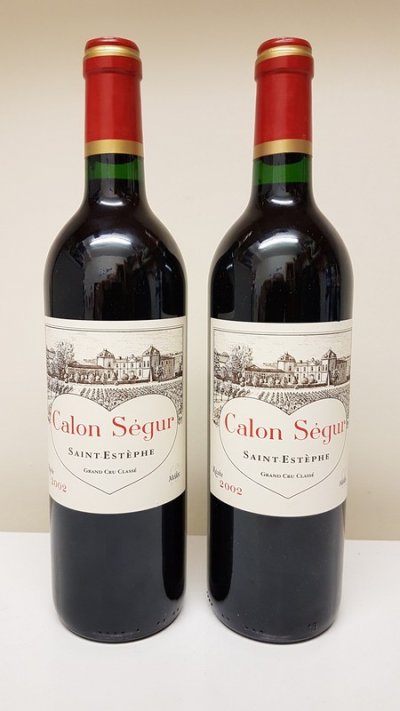 Chateau Calon Segur 2002 - 2 bottles. St Estephe, Bordeaux.