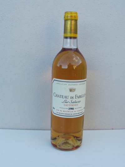 1985 Château de FARGUES - Sauternes
