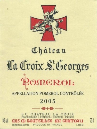 2005 Château La Croix St. Georges