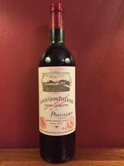 Chateau Grand Puy Lacoste 1975