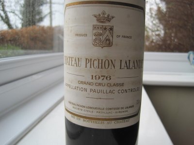 Chateau Pichon Lalande 1976 (CT 91)