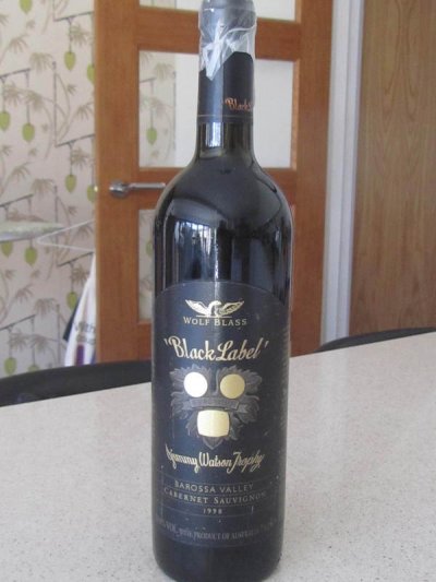1998 Wolf Blass Black Label Shiraz JH 96pts