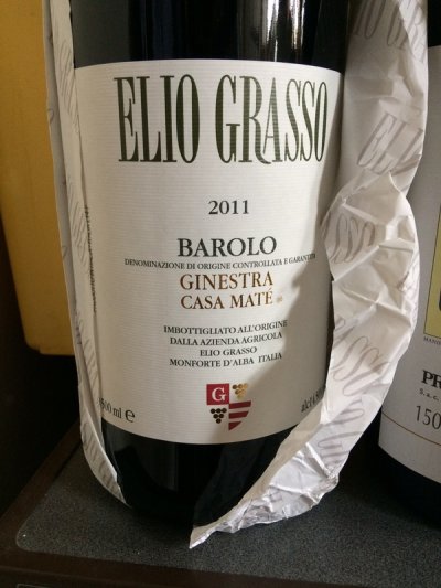 Barolo, Elio Grasso Ginestra Casa Mate 2011 DOCG ITALY Magnum