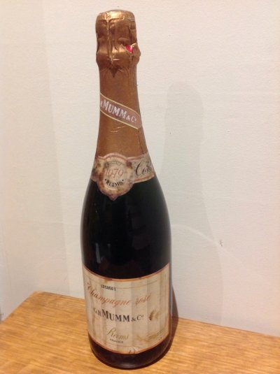GH Mumm & Co 1979 Rosé Champagne