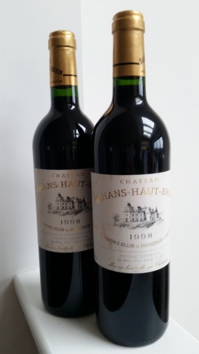 2 Bottles of Chateau Bahans Haut Brion 1998, RP90/91pts, JR16.5pts, MrP 90pts