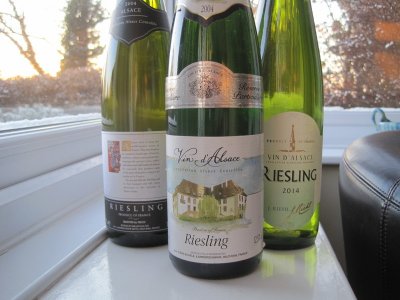 Three Alsace Rieslings