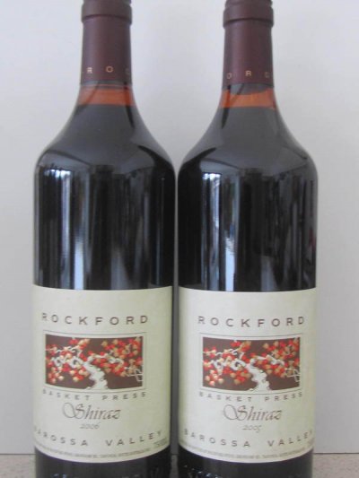 Rockford Basket Pressed Shiraz 2005 & 2006 ( 2 bottles )