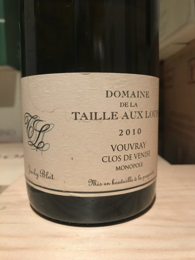 Jacky Blot Domaine De La Taille aux Loupes Vouvray Clos De Venise 2010