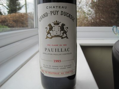 Chateau Grand-Puy Ducasse 1993, Pauillac (WS 88)