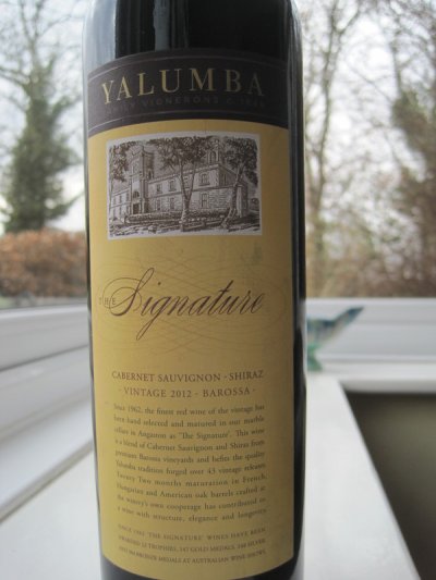 The Signature Cabernet Sauvignon-Shiraz 2012 Yalumba, Barossa (RP 95)