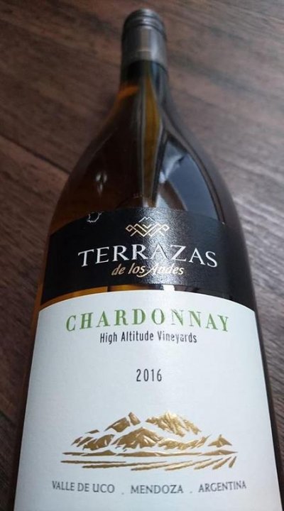 2016 Terrazas High Altitude Vineyards Chardonnay, Valle de Uco
