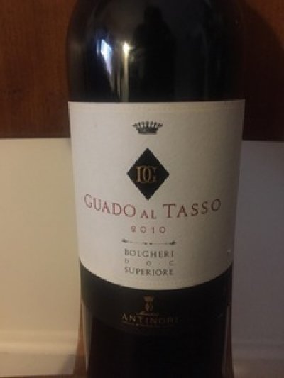 2010 GUADO AL TASSO BOLGHERI SUPERIORE, ANTINORI