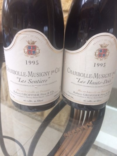 Robert Groffier Chambolle-Musigny 1er Cru Burgundy 1995 x 2 Bottles