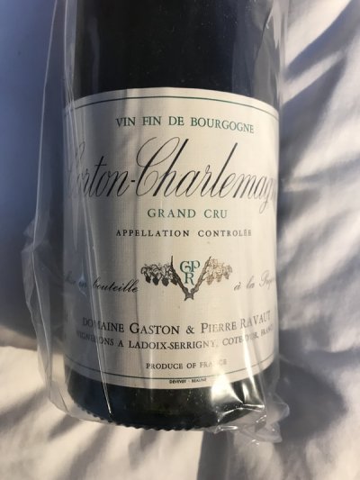 1997 Corton Charlemagne Grand Cru, Gaston & Pierre Ravaut - perfect bottle