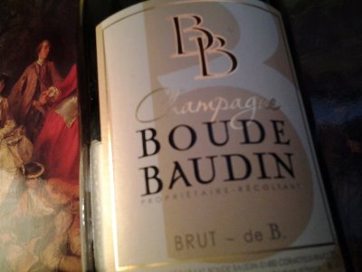 1 x CHANOINE 2006 & 1 BOUDE BAUDIN BRUT DE B