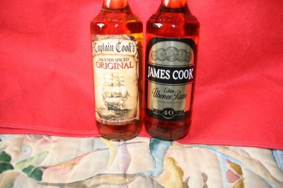 2 x Bts Rum Captain Cook Smooth Spiced James Cook Ubersee Rum