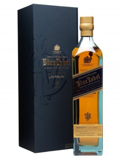 Johnnie Walker Blue Label Blended Scotch Whisky  Boxed