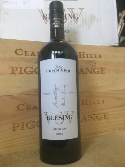 2012 Peter Lehmann VSV Blesing Shiraz (JH 96 points) - No Reserve