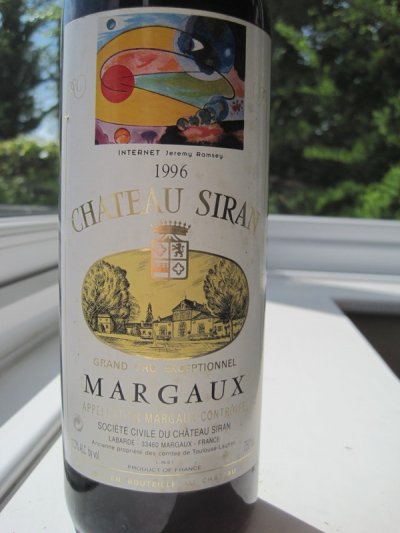 Chateau Siran 1996, Margaux