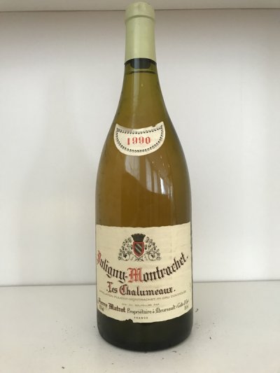 Pierre Matrot Puligny Montrachet 1er cru Les Chalumeaux 1990 (6 magnums in OC) September Lot 112.