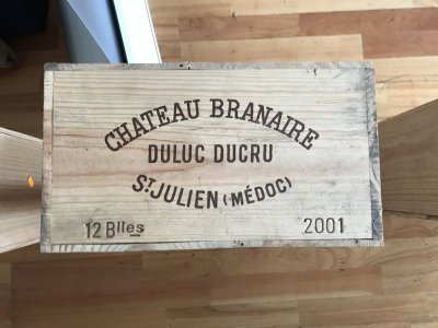 Lot 3. Chateau Branaire Ducru 2001 (12 bottle OWC)
