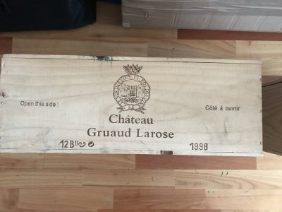 Lot 6. Chateau Gruaud Larose 1998 (12 bottle OWC)