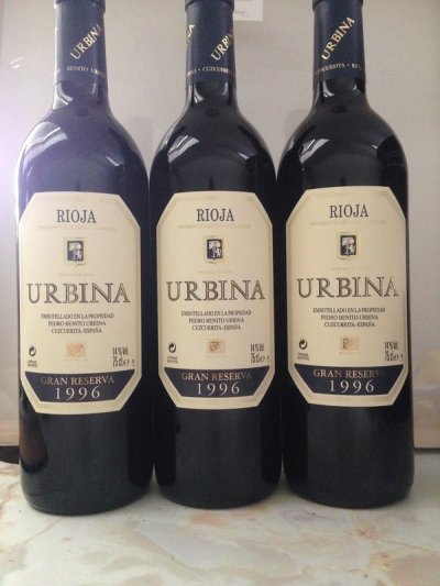1996 Urbina Reserva, Bodegas Benito Urbina, Rioja Alta 
