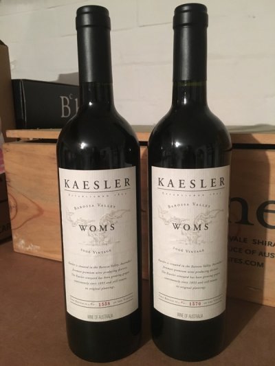 2006 Kaesler W.O.M.S Shiraz Cabernet x2 (RP 92 points)