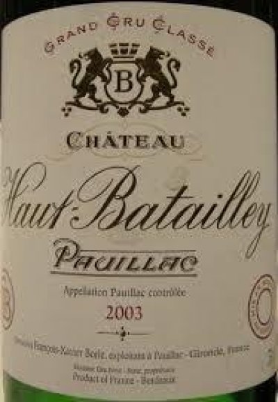 Chateau Haut Batailley 2003 (OWC of 12)