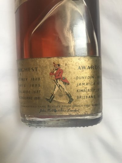 1960's bottling  Johnnie Walker  Red Label 70 deg proof - great bottle !