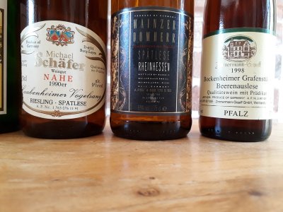 Mosel and Rheinhessan White Wines from the 1990s