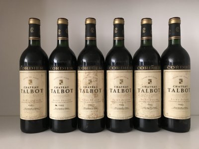 July Lot 9. Chateau Talbot 1985 (12 bottles)