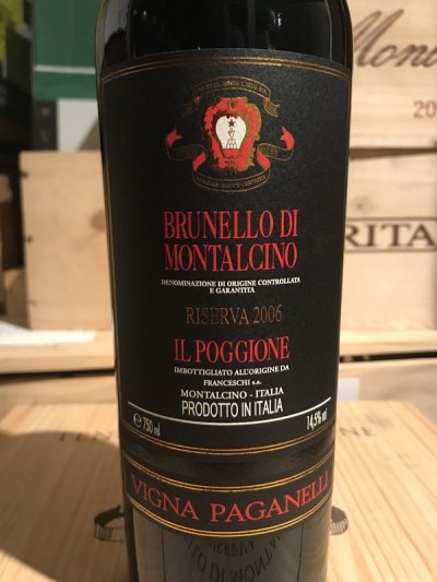 Brunello di Montalcino Riserva Vigna Paganelli 2006 (97RP 96WE)