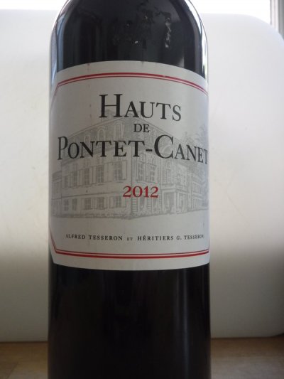 2012 Hauts de Pontet Canet .. 2nd wine of Pauillac Pontet Canet 